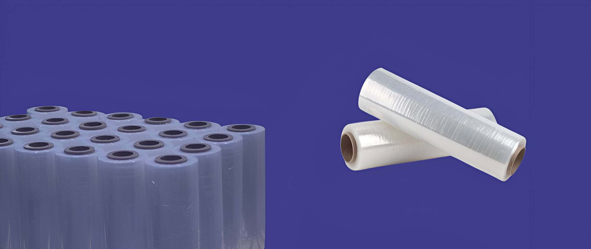فیلم استرچ PVC شفاف و چسبنده برای بسته بندی